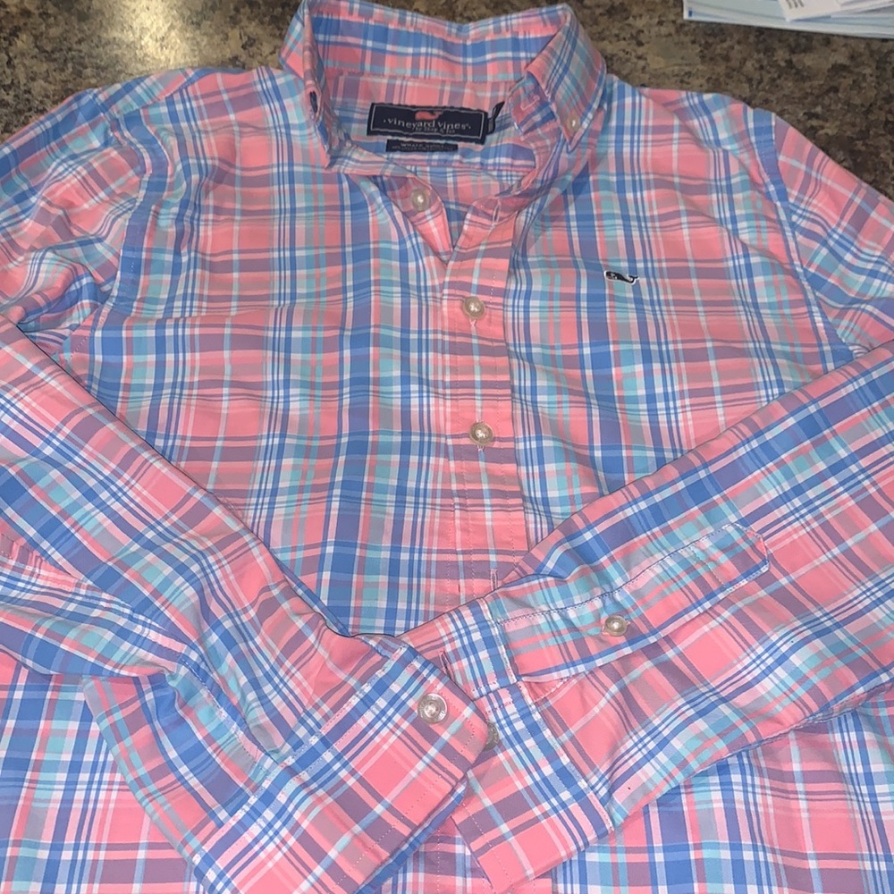 vineyard vines button up kids
